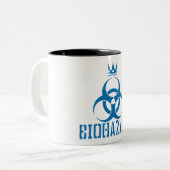 BIOHAZARD(青) TWEEKLEURIGE KOFFIEMOK (Voorkant links)