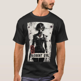 Biohazard Agent: Glitched Horror Heroine T-shirt
