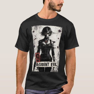 Biohazard Agent: Glitched Horror Heroine T-shirt