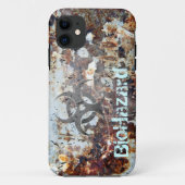 BioHazard Apocalyptic Rusted Grunge Case-Mate iPhone Case (Achterkant)