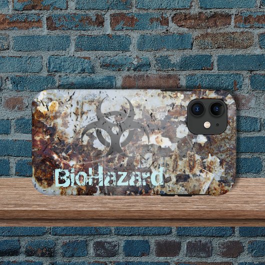 BioHazard Apocalyptic Rusted Grunge Case-Mate iPhone Case