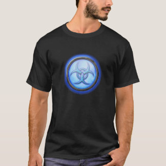 Biohazard Blue Orb T-shirt