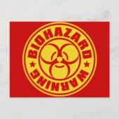 BIOHAZARD BRIEFKAART (Voorkant)