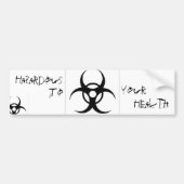 BioHazard Bumpter Sticker (Voorkant)