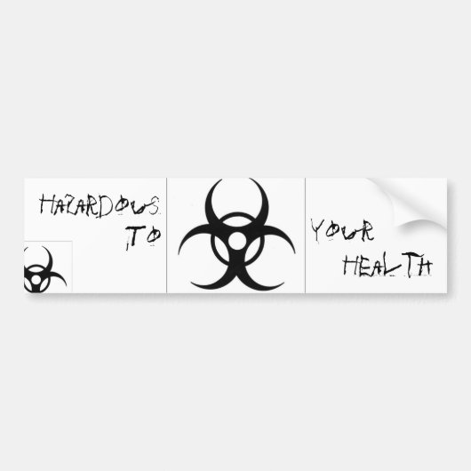 BioHazard Bumpter Sticker (Voorkant)