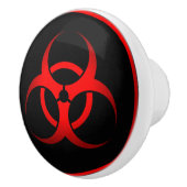 Biohazard Ceramic Knob. Keramische Knop (Rechts)
