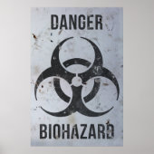 Biohazard Danger Sign Poster (Voorkant)