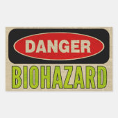 Biohazard Danger Stickers (Voorkant)