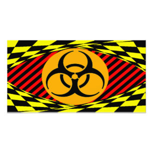 Biohazard Design by Kenneth Yoncich Foto Afdruk