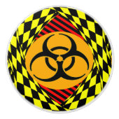 Biohazard Design by Kenneth Yoncich Keramische Knop (Voorkant)