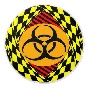 Biohazard Design by Kenneth Yoncich Keramische Knop
