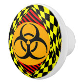 Biohazard Design by Kenneth Yoncich Keramische Knop (Rechts)