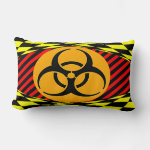 Biohazard Design by Kenneth Yoncich Kussen