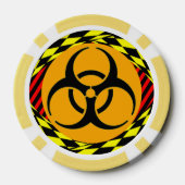 Biohazard Design by Kenneth Yoncich Poker Chips (Achterkant)