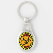 Biohazard Design by Kenneth Yoncich Sleutelhanger (Voorkant)
