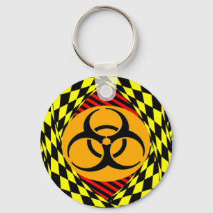 Biohazard Design by Kenneth Yoncich Sleutelhanger