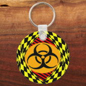 Biohazard Design by Kenneth Yoncich Sleutelhanger (Voorkant)