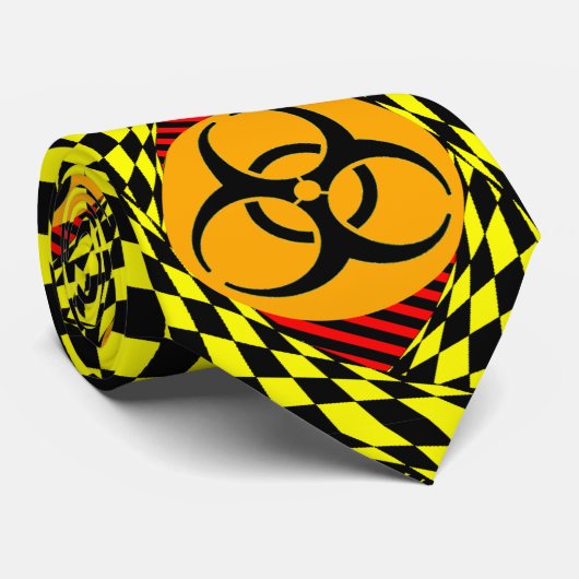 Biohazard Design by Kenneth Yoncich Stropdas (Opgerold)