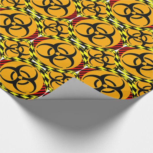 Biohazard Design (Sphere) door Kenneth Yoncich Cadeaupapier (Hoek)