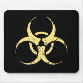 Biohazard -dist-geel muismat (Voorkant)