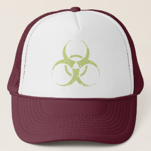 Biohazard -dist-green trucker pet