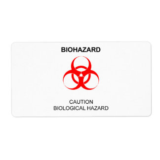 BIOHAZARD ETIKET