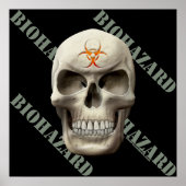 Biohazard Evil Skull Poster (Voorkant)