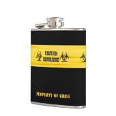 Biohazard Funny Custom Flask Heupfles (Links)