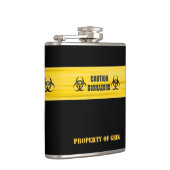 Biohazard Funny Custom Flask Heupfles (Rechts)