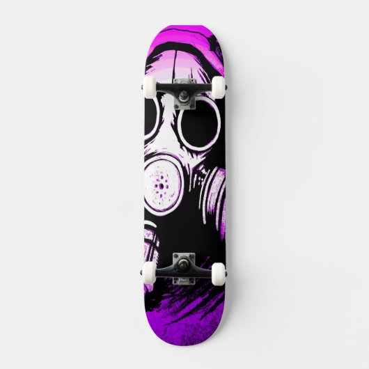 BioHazard GASMASKtoxisch Skateboard (Voorkant)