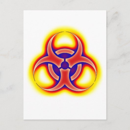 Biohazard Glow Briefkaart (Voorkant)