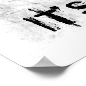 Biohazard Grunge  Poster (Hoek)