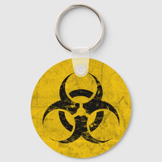 Biohazard Grunge Sleutelhanger (Voorkant)