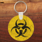 Biohazard Grunge Sleutelhanger (Voorkant)