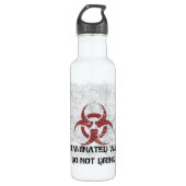 Biohazard Grunge  Waterfles (Voorkant)