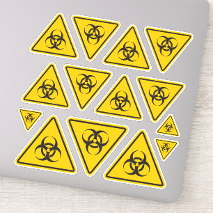 Biohazard Icon Set Sticker