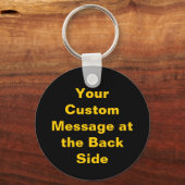 Biohazard Icon Sleutelhanger (Achterkant)