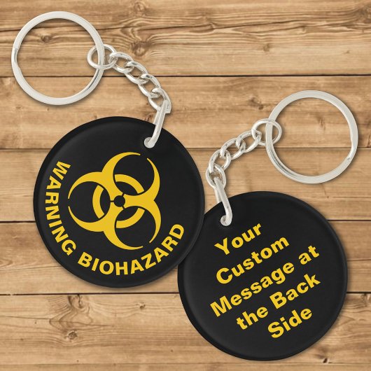 Biohazard Icon Sleutelhanger