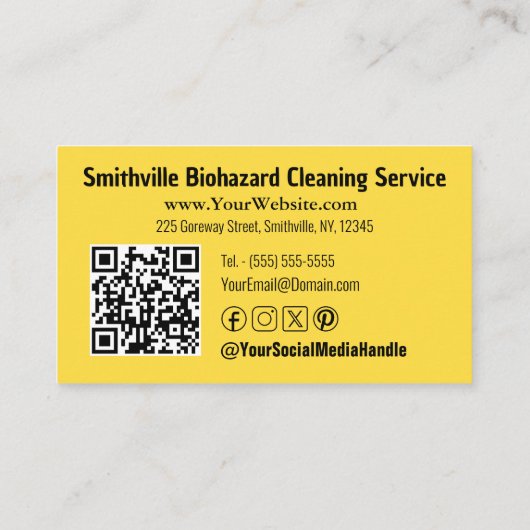 Biohazard Industry - Aanpassen - Visitekaartje (Achterkant)