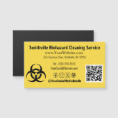 Biohazard Industry - Magnetisch Visitekaartje (Voorkant / Achterkant)