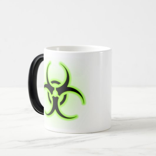 Biohazard koffie magische mok (Voorkant links)