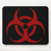 Biohazard Mousepad Muismat (Voorkant)