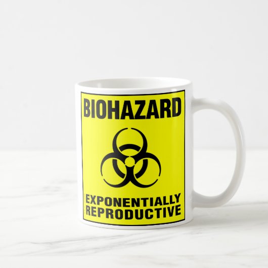 "BIOHAZARD" Mug Koffiemok (Rechts)