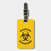 Biohazard pictogram bagagelabel (Voorkant verticaal)