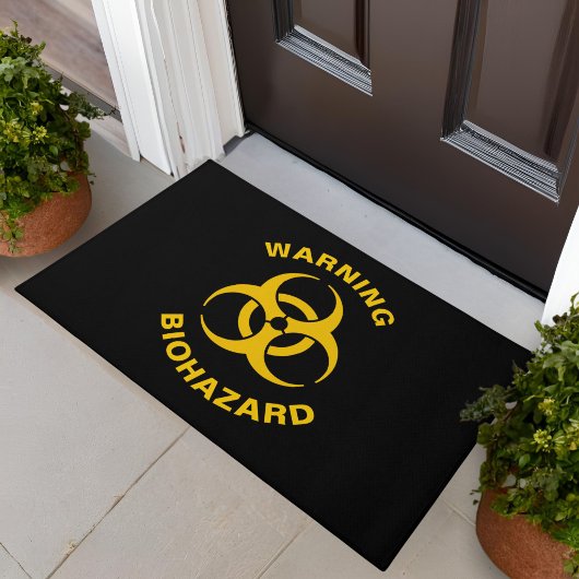 Biohazard-pictogram Deurmat