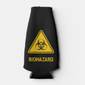 Biohazard pictogram flesjeskoeler (Voorkant)