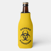 Biohazard-pictogram Flesjeskoeler (Fles Voorkant)
