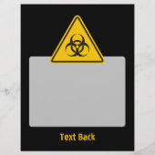 Biohazard pictogram flyer (Achterkant)