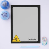 Biohazard pictogram flyer (Enkel)