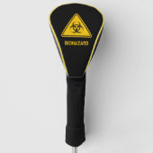 Biohazard-pictogram Golfheadcover (Voorkant)